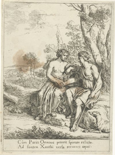 Paříž v Oenone od Gerard Hoet (I)