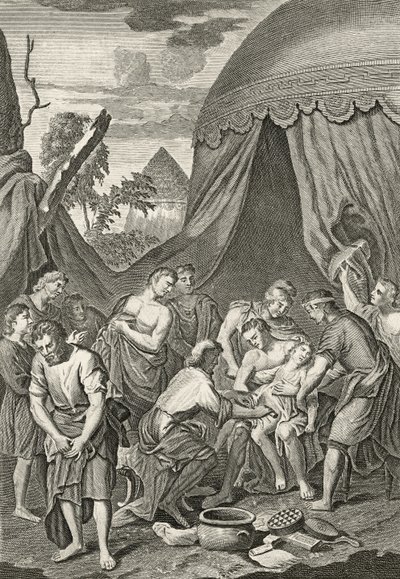 Obřízka Krista, 1762 od Gerard Hoet