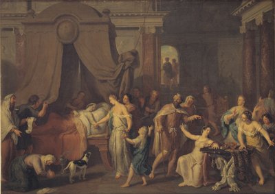 Alcestis a Admetus od Gerard Hoet I