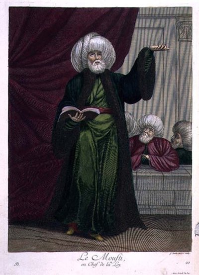 Muftí neboli mistr práva od Gerard Jean Baptiste Scotin
