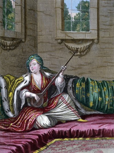 Turecká dáma od Gerard Jean Baptiste Scotin