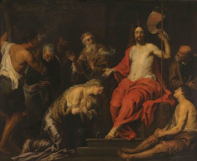 Kristus a kajícní hříšníci od Gerard Seghers