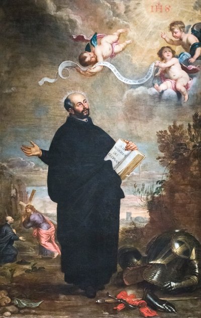 Pyhä Ignatius Loyolalainen od Gerard & Wildens Jan (1586 1653) Seghers