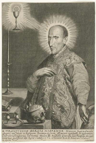 Portrét svatého Františka Borgii od Gerard de Groos