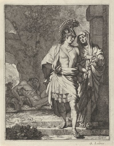 Aeneas en de Sibille van Cumae od Gerard de Lairesse
