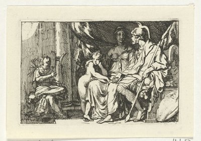 Aeneas vypráví Dido o svých dobrodružstvích Historie Dido a Aeneas (název série) od Gerard de Lairesse