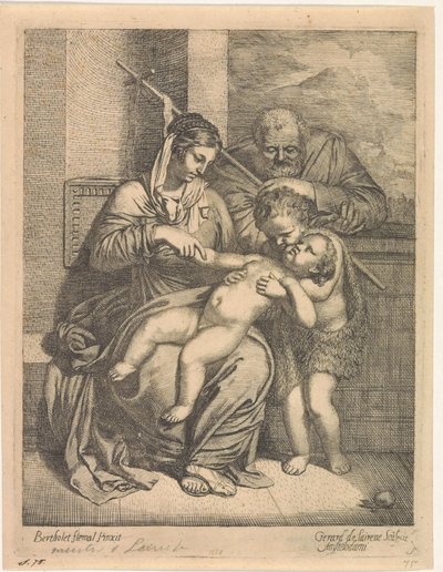 Svatá rodina s Janem Křtitelem od Gerard de Lairesse