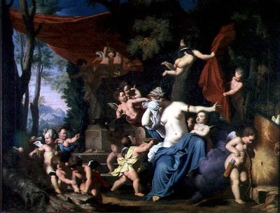 Venuše truchlící nad Adonisem (olej na plátně) od Gerard de Lairesse