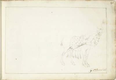 Kůň, vpravo od Gerard ter Borch (II) (signed by artist)