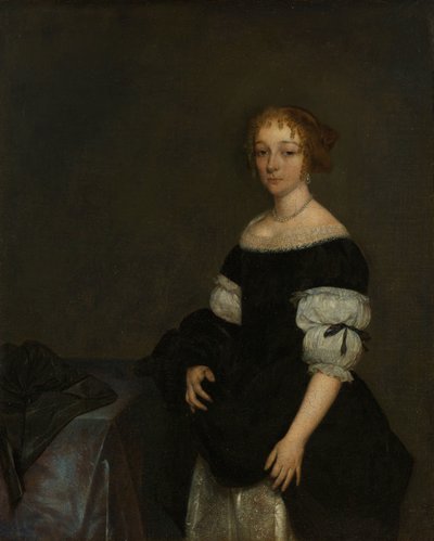 Aletta Pancras (1649-1707) manželka Francoise de Vicq od Gerard ter Borch (II)