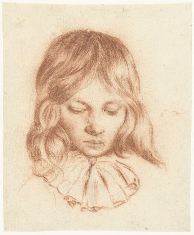 Chlapec se sklopenýma očima od Gerard ter Borch (II)