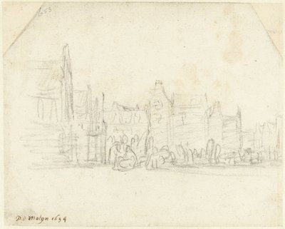 Grote Markt v Haarlemu od Gerard ter Borch (II)