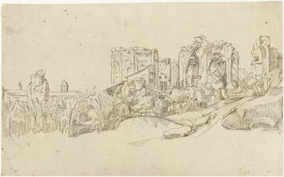 Ruiny Trajanových lázní od Gerard ter Borch (II)