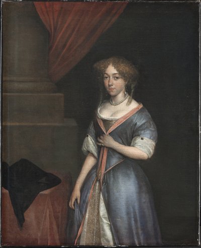 Portrét dámy od Gerard ter Borch