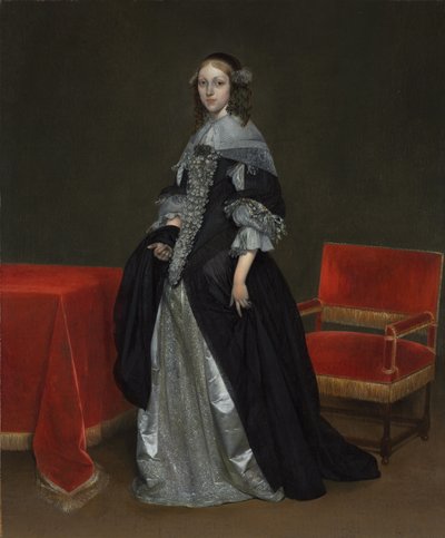 Portrét ženy, c.1665 od Gerard ter Borch