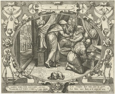 Muž ve věku sta let Ten Ages of Man (název série) od Gerard van Groeningen