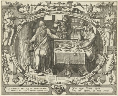 Muž ve věku sedmdesáti let Ten Ages of Man (název série) od Gerard van Groeningen