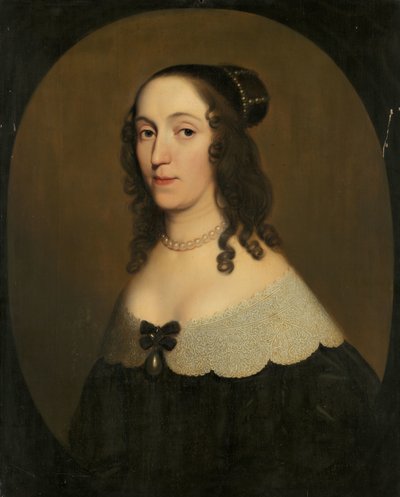 Portrét Louise Christiny (1606-69), hraběnky Solms-Braunfels od Gerard van Honthorst (workshop of)