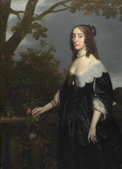 Alžběta Stuartovna, česká královna od Gerard van Honthorst
