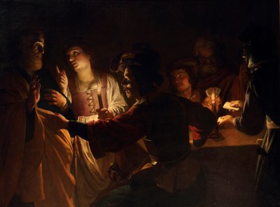Odmítnutí svatého Petra od Gerard van Honthorst