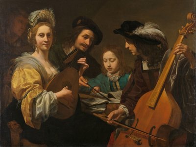 Hudební společnost od Gerard van Kuijl