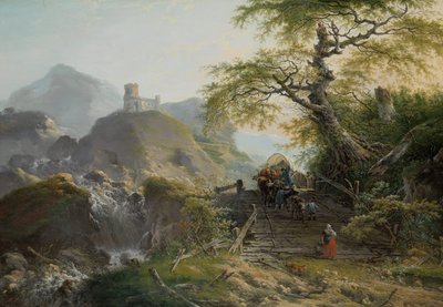 Horská krajina poblíž Düsseldorfu od Gerard van Nijmegen