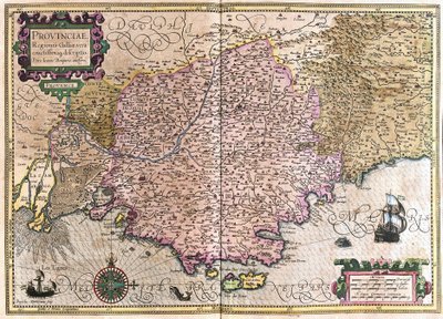 Francie (rytina od Gerardus Mercator