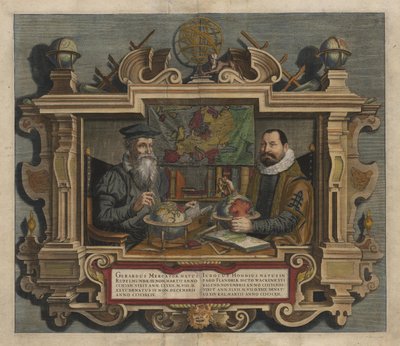 Atlas aneb Kosmografické meditace o stvoření světa a postavě Iceluy. Začal latinsky velmi učený Gerard Mercator, dokončil Jodocus Hondius. od Gerardus Mercator