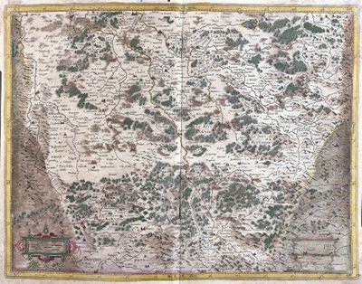 Lorraine, Francie (rytina od Gerardus Mercator
