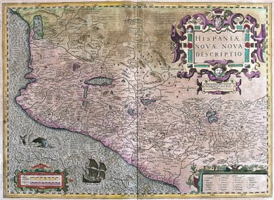 Mexiko (rytina od Gerardus Mercator