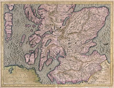 Skotsko, Velká Británie od Gerardus Mercator