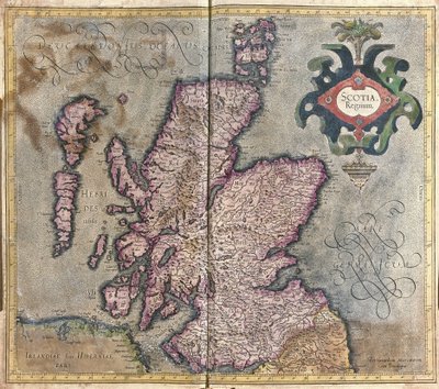 Skotsko, Velká Británie od Gerardus Mercator