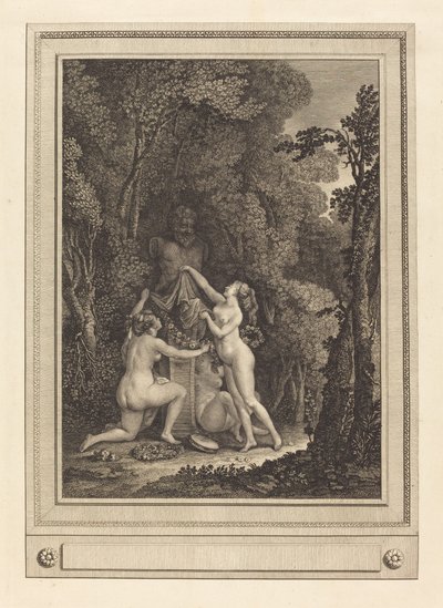 The Scrupulous Nymphs, 1784. od Geraud Vidal