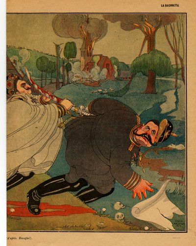 La Baionnette, Satirický v barvách od Gerda Marie Frederike Wegener