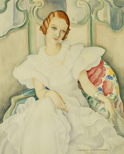 Portrét dámy, poloviční délka od Gerda Marie Frederike Wegener