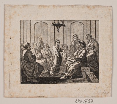 Kristus v chrámu od Gerhard Ludvig Lahde