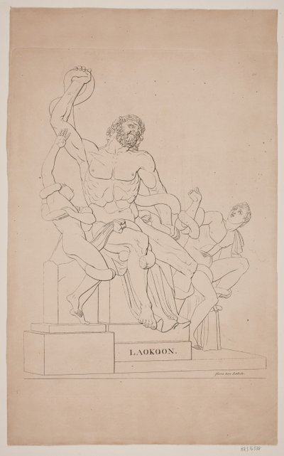 Laocoon od Gerhard Ludvig Lahde