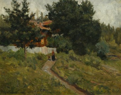 Žena a dítě od Gerhard Peter Frantz Vilhelm Munthe