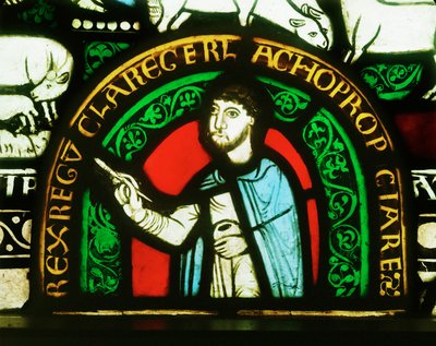 Gerlachus, autoportrét z okna Mojžíše a Árona od Gerlachus Gerlachus