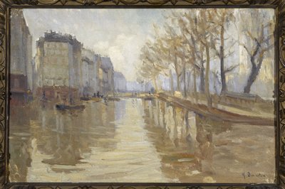 Quai Montebello (povodně 1910) od Germain Eugene Bonneton