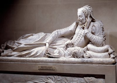 Pohřební pomník: Hrobka s oblibou Jeanne Valentine Balbiani (1518-1572), manželky kardinála René de Birague (1506-1583), francouzského kancléře. Mramorová socha od Germaina Pilona (1535 - 1590), kolem roku 1573. Paříž, Musee Du Louvre od Germain Pilon