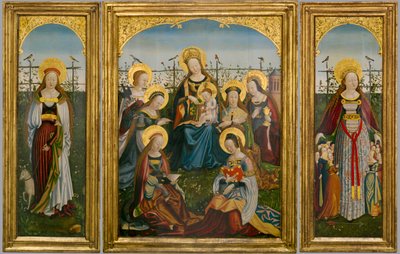 Triptych Panny Marie s dítětem a světci od German