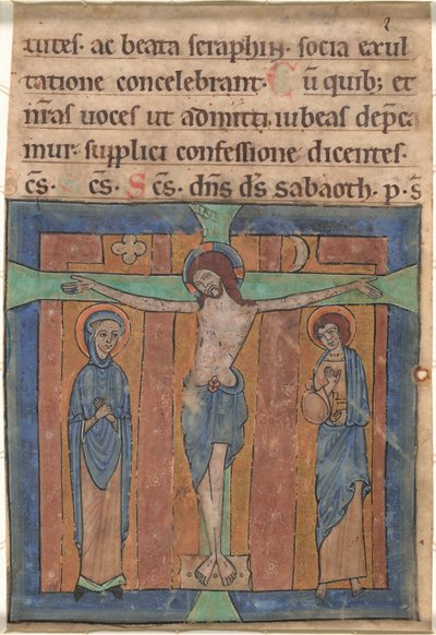 Ukřižování od German 12th Century