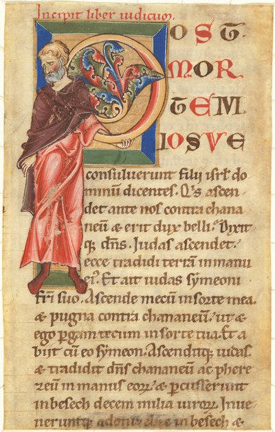 Soudce Juda (?) od German 13th Century
