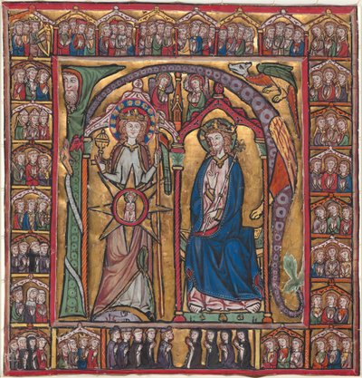 Triumf církve od German 13th Century