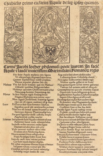 Alegorie Orla a císaře Maxmiliána I od German 15th Century