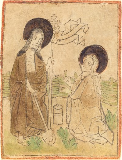 Kristus se zjevuje Marii Magdaleně od German 15th Century