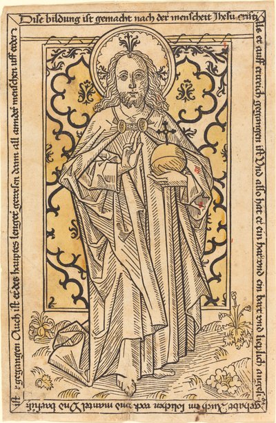 Před Kristem Us Salvatore od German 15th Century