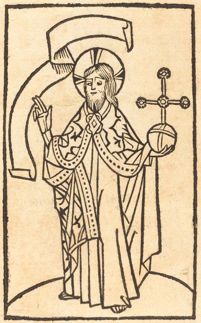 Před Kristem Us Salvatore od German 15th Century