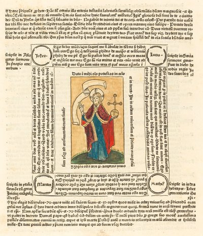Před Kristem Us Salvatore od German 15th Century